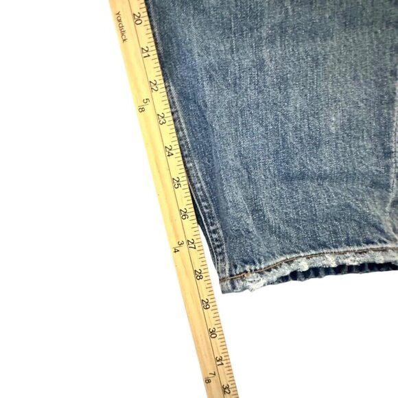 H&M Jeans Women's Size 22 Boyfriend Low Waist med wash bejeweled pockets - Picture 13 of 13